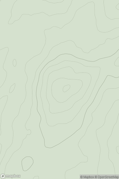 Thumbnail image for Hart Fell [The River Tweed to the English Border] [NY230889] showing contour plot for surrounding peak